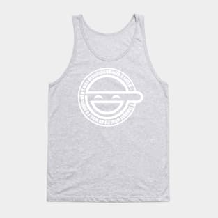 Laughing Man Gif (white) Tank Top